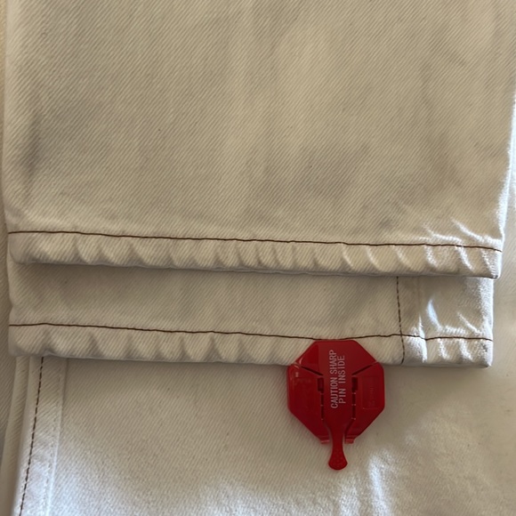 Frame Denim Le Italien True Straight Blanc Women Size  31 - Picture 11 of 14